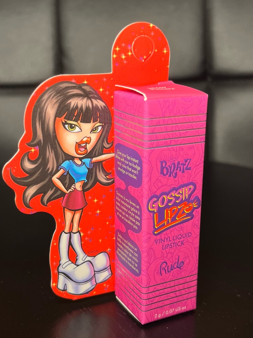Bratz x Rude Gossip Lipz Vinyl Liquid Lipstick Rumors NEW-NEVER USED
